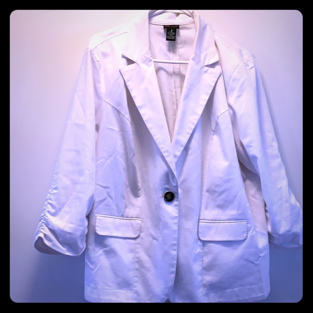 White blazer
